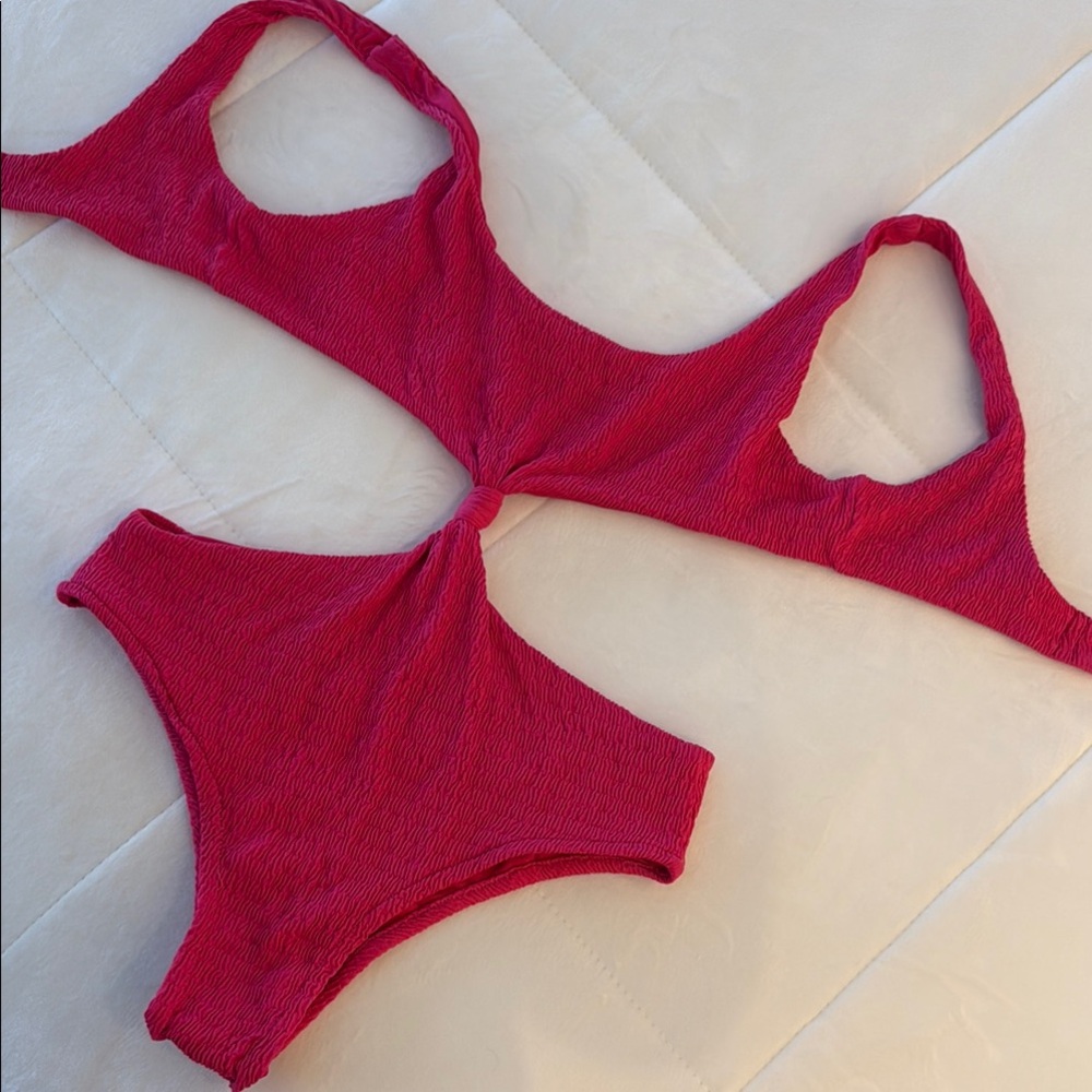 Agua Bendita Red One Piece Swimsuit
